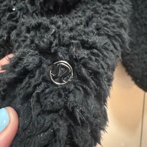 lululemon athletica Black Fuzzy Turtleneck Sweater